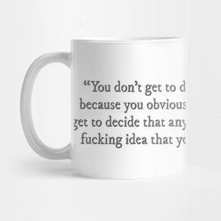 Wolfsong book quote Mug